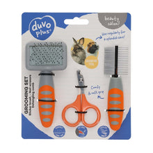 Duvo+ Grooming Set For Small Animal Orange/Grey