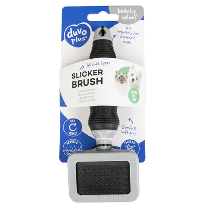 Duvo+ Slicker Brush Small Black/Grey