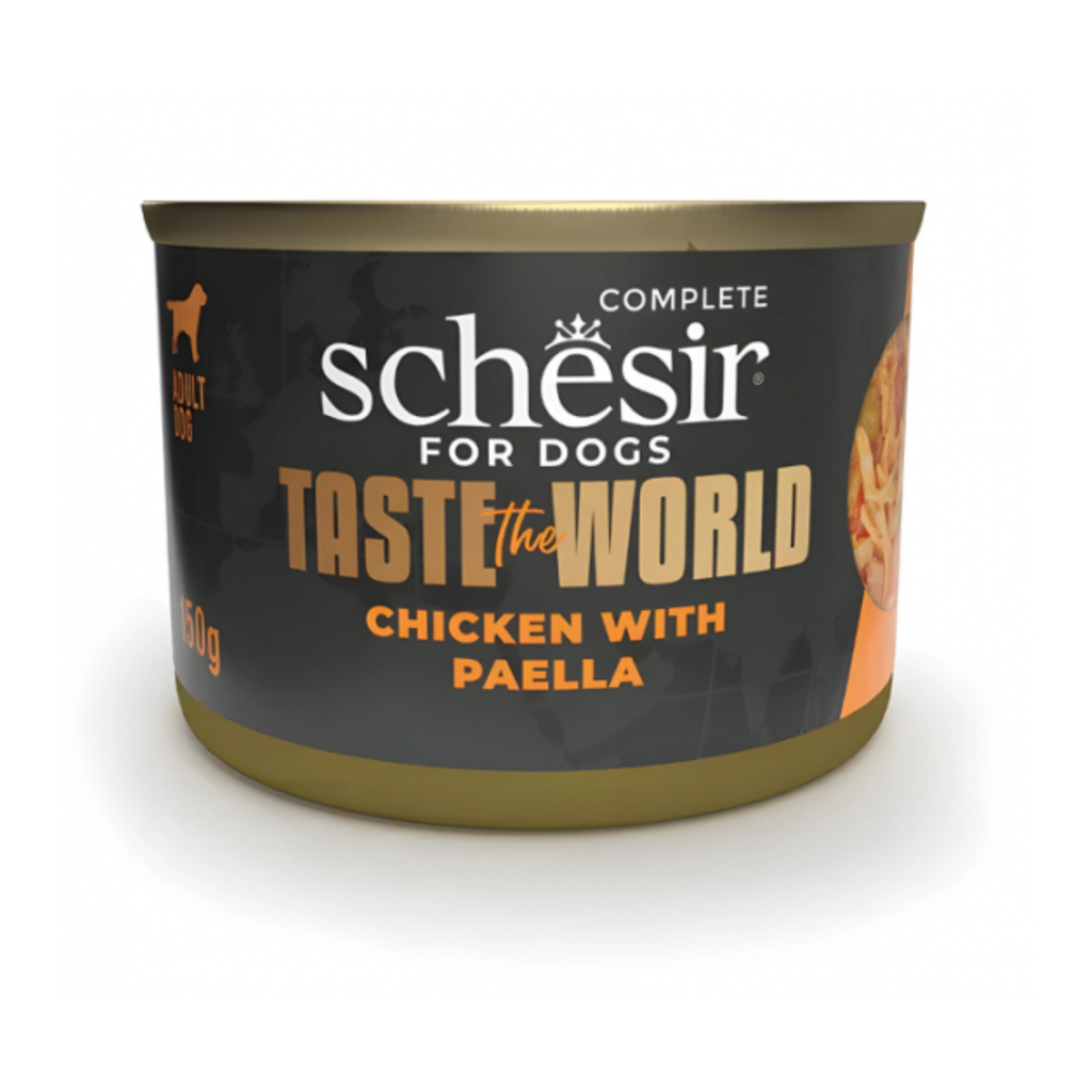 Schesir Taste The World Dog Wholefood - Chicken With Paella 4x150g