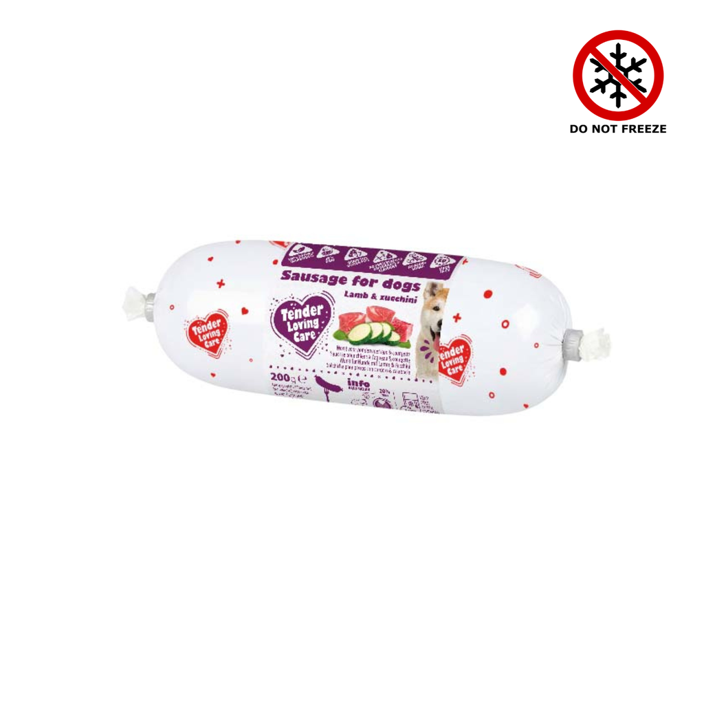 Duvo+ Sausage For Dogs - 200g [Lamb & Zucchini]