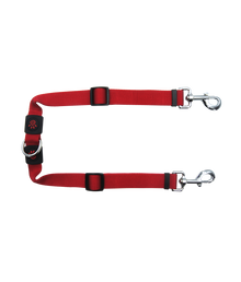 DOCOÂ® Signature Coupler Nylon Dog Leash - Adjustable Length (DCSX2)[Color - Maroon, Size - S]