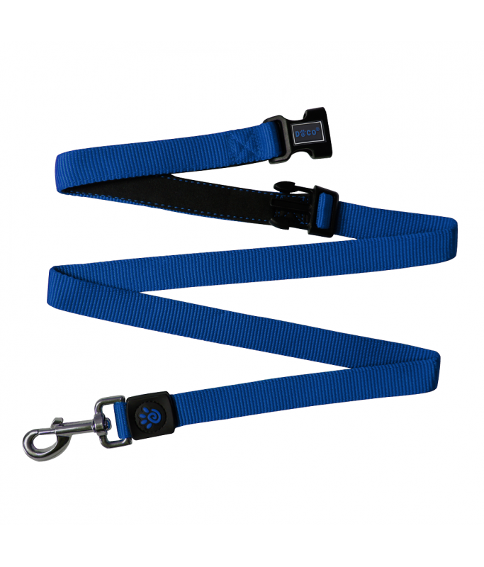 DOCOÂ® Easy-Snap -HANDS FREE Leash 6ft (DCS2072)[Color - Blue, Size - S]