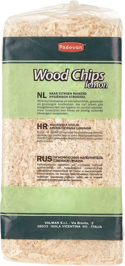 Padovan Wood Chips Lemon[Weight - 1kg, Size - 14L]