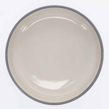Duvo+ Feeding Bowl-Stone-Sandy ocean M - 950ml - 18x18x6cm Grey-blue