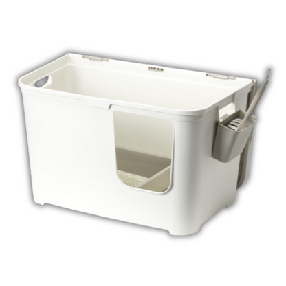 Moderna Casetta Camelia Revolutionary Litter Box- Soft White, L 75.7 x W 45 x H 45 cm