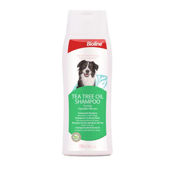 Bioline Tea Tree Oil Dog Shampoo-250ml [MOQ 3PCS]