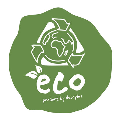 Duvo+ Eco Rubber Ring Bamboo/Rice + Cotton 12.5x12.5x3.2cm Mixed Colors