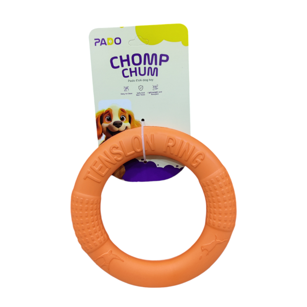 Pado Chomp Chum Ring EVA Toy-Orange [ÃƒÂ¢Ã…â€™Ã¢â€šÂ¬17cm]