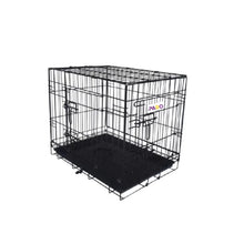 Pado Double Door Dog Crate with Mesh Floor, 107.5x70.5x77.5cm