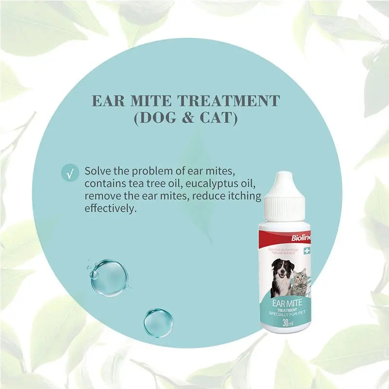 Bioline Ear Mite Treatment-Volume - 30ml
