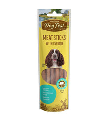 Dog Fest Meat Sticks With Ostrich For Adult Dogs[Weight - 45g]