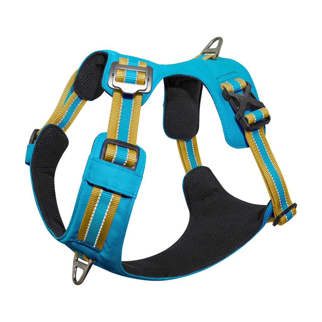 DOCOÂ® VERTEX Reflective Ultralight Mesh Harness Large [Neck 48-59cm;Chest 62]-Coral Sea