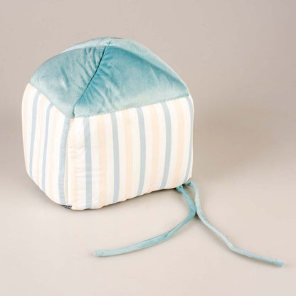 Duvo+ Striped hideway House For Small Pets-Plush S - 20x16x20cm Multicolour