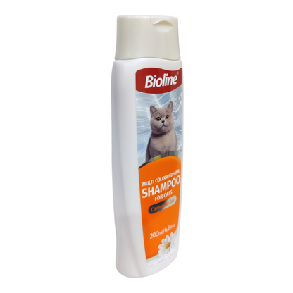 Bioline Multi Coloured Hair Shampoo For Cats-200ml