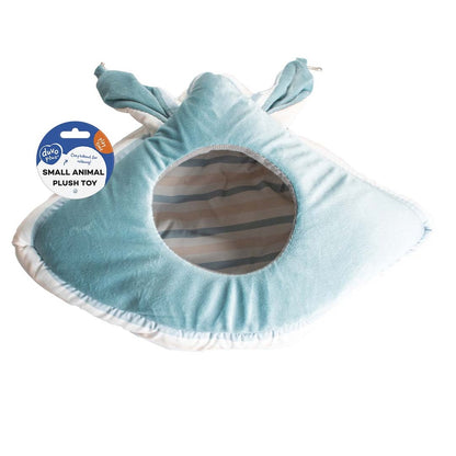 Duvo+ Striped Corner House For Small Pets-Plush M - 27x23x30cm Multicolour
