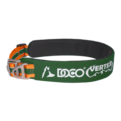 DOCO VERTEX Reflective Ultralight Mesh Collar For Dogs-2.0 x 35-45cm-Rain Forest
