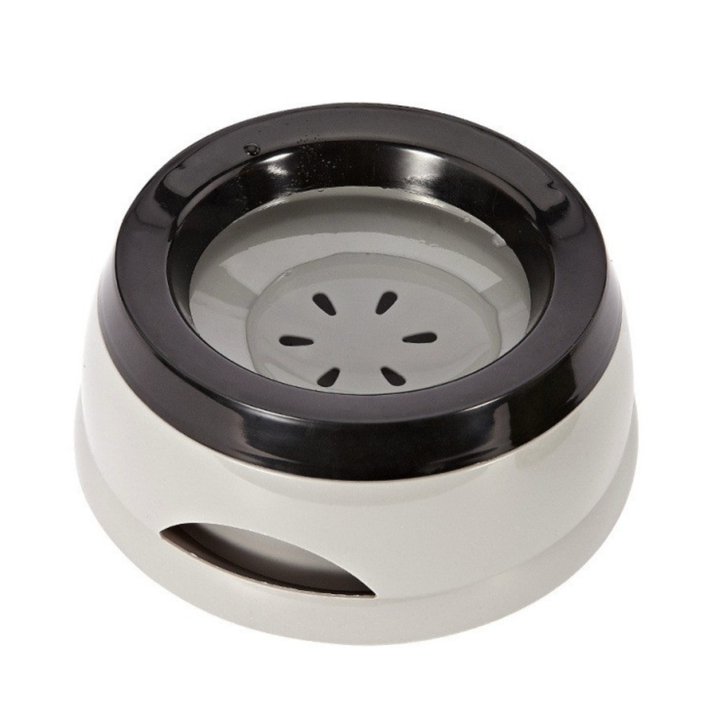Pado Classic Round Anti Spill Pet Bowl 15.3ÃƒÆ’Ã¢â‚¬â€18.9ÃƒÆ’Ã¢â‚¬â€8cm-Grey