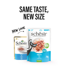 Schesir Complements Cat Wet Food  in Jelly Pouch- Tuna 6x70g