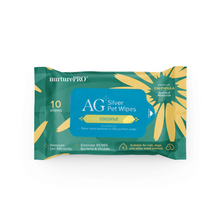 NurturePro AG+ Silver Pet Wet Wipes -Coconut (10 Sheets/ Pack) -
