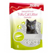 Bioline Natural And Fresh Tofu Granular Raw Flavor Flushable Cat Litter [Volume - 6L]