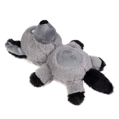 Duvo+ Plush Wildlife Coyote Crackle Dog Toy 20x13x33cm - Grey