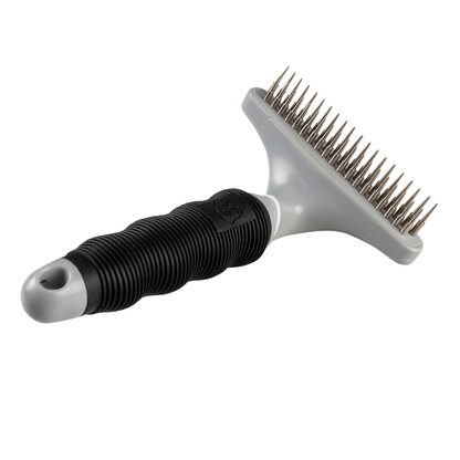 Duvo+ Dematting Rake 20+19 Pins Black/Grey