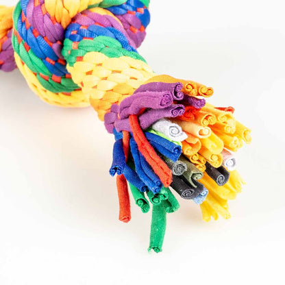 Duvo+ Multicolour Sweater Rope 3 knots 63x7x7cm