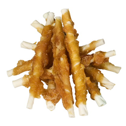 Dog Fest Chicken Strips On Chewy Stick For Adult Dogs - 500g
