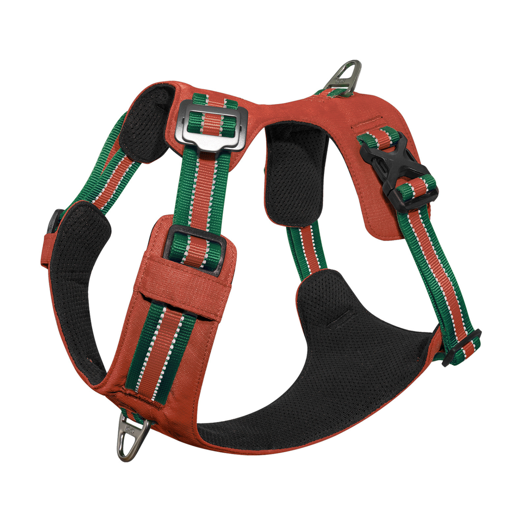DOCOÂ® VERTEX Reflective Ultralight Mesh Harness Large [Neck 48-59cm;Chest 62]-Canyon