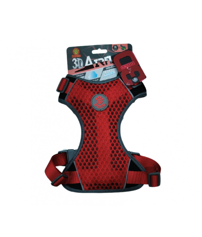 DOCOÂ® Super Comfortable 3D Foam Harness (DCA313)[Size - L, Color - Maroon]