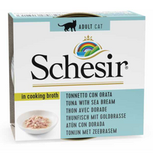 Schesir Cat Can Broth-Wet Food Tuna with Seabream-(Min Order 70g - 14pcs)[Weight - 70g]