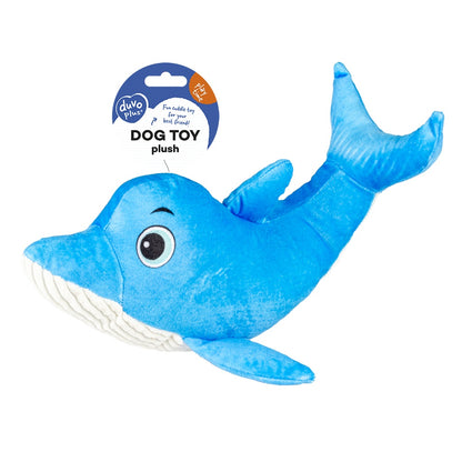 Duvo+ Plush Dolphin Ocean 27X9X8Cm Blue/White