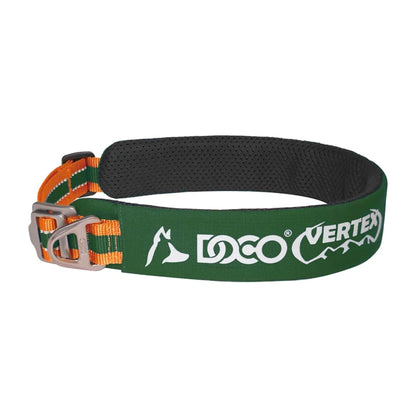 DOCO VERTEX Reflective Ultralight Mesh Collar For Dogs-2.0 x 45-55cm-Rain Forest