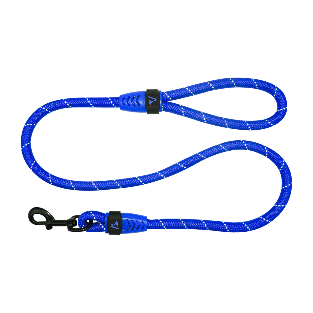 DOCO Reflective Rope Leash With Plastic Encased Handle Loop Ver.9 Ã˜13mm x 180cm [Color - Blue, Size-L]