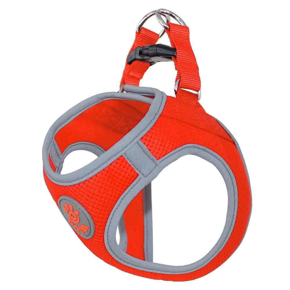 DOCO Athletica QUICK FIT Reflective Harness XXX.Small-24-28cm / 0.5-0.9kg-Safety Orange