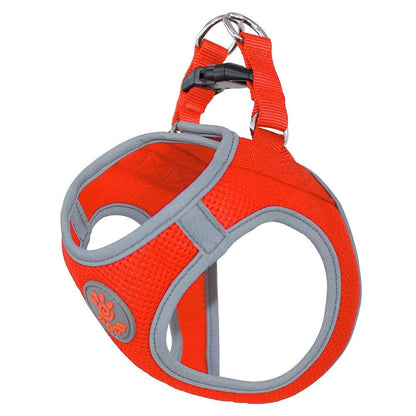 DOCO Athletica QUICK FIT Reflective Harness XXX.Small-24-28cm / 0.5-0.9kg-Safety Orange