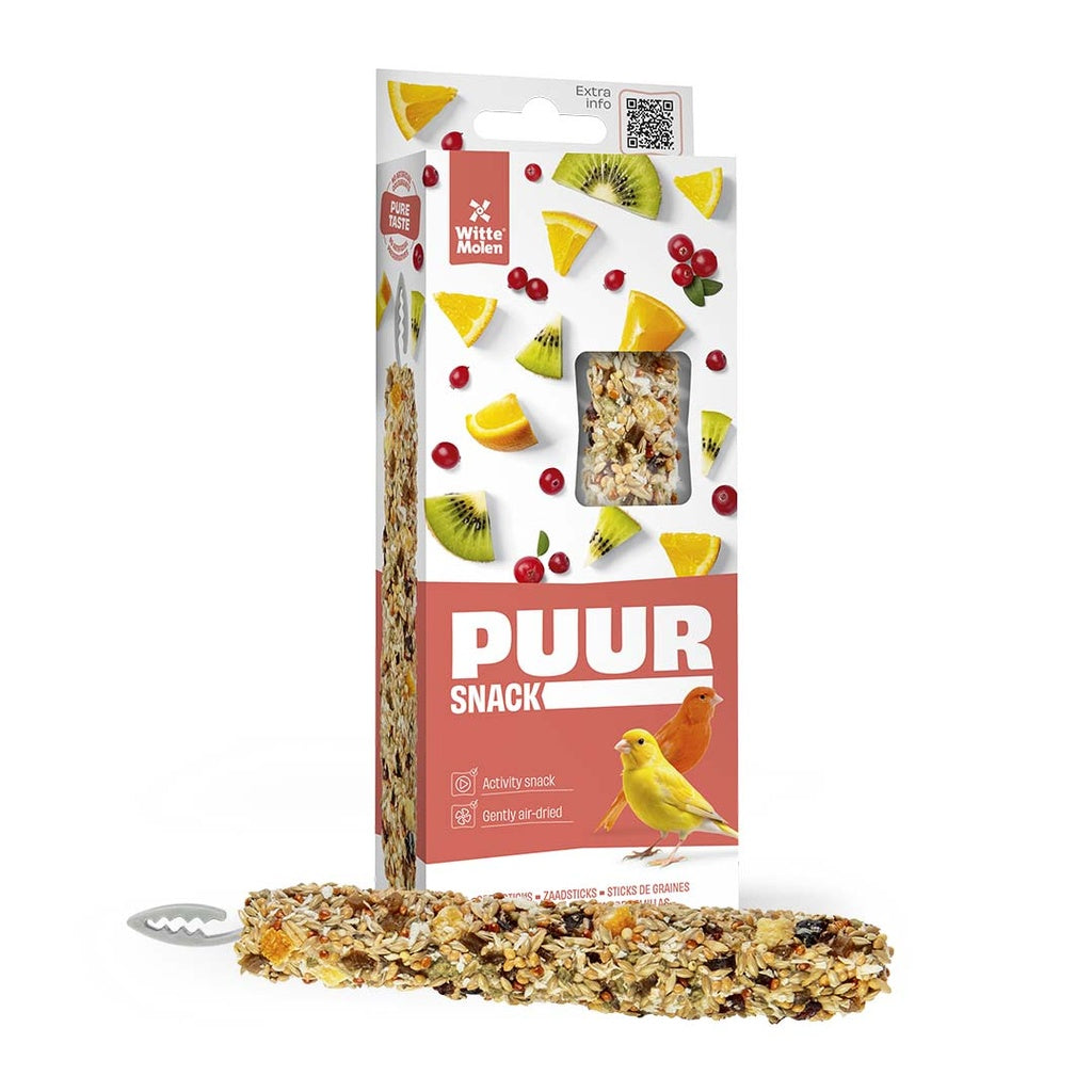 Witte Molen Puur Sticks With Cranberry & Kiwi For Canary - [Weight - 60g]