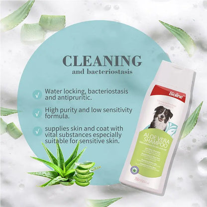 Bioline Aloe Vera Dog Shampoo-250ml