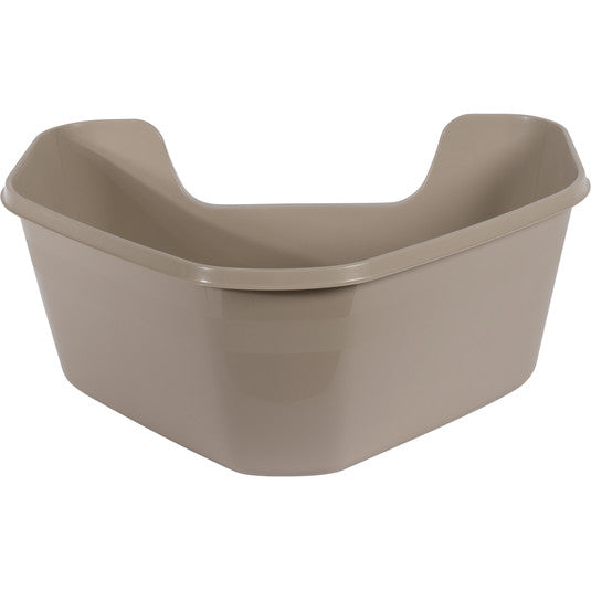 Moderna Hy Fit Cat Litter Box- Warm Grey, L 66 x W 55 x H 25.4 cm