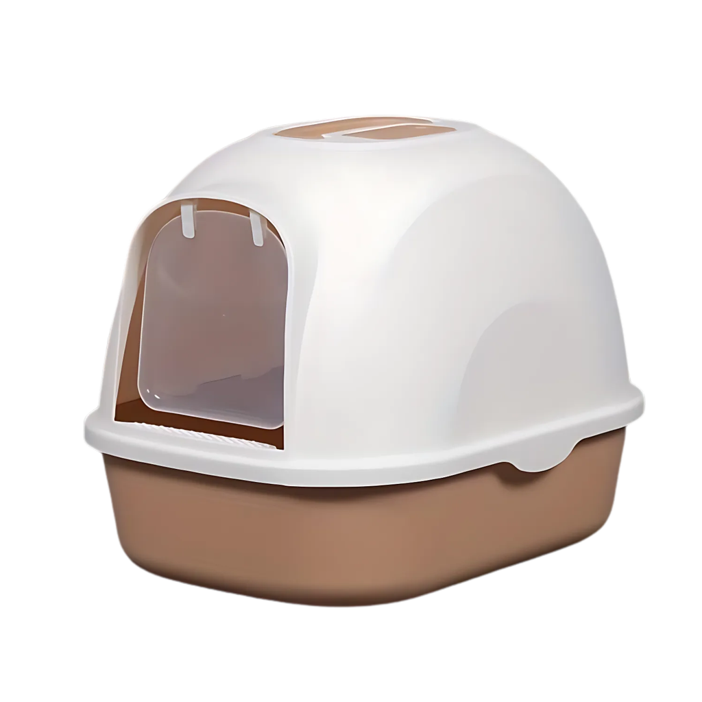 Pado Hoodie Cat Litter Box 53*41*41cm-Brown