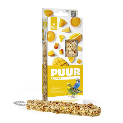 Witte Molen Puur Sticks With Orange & Mango For Budgie - [Weight - 60g]