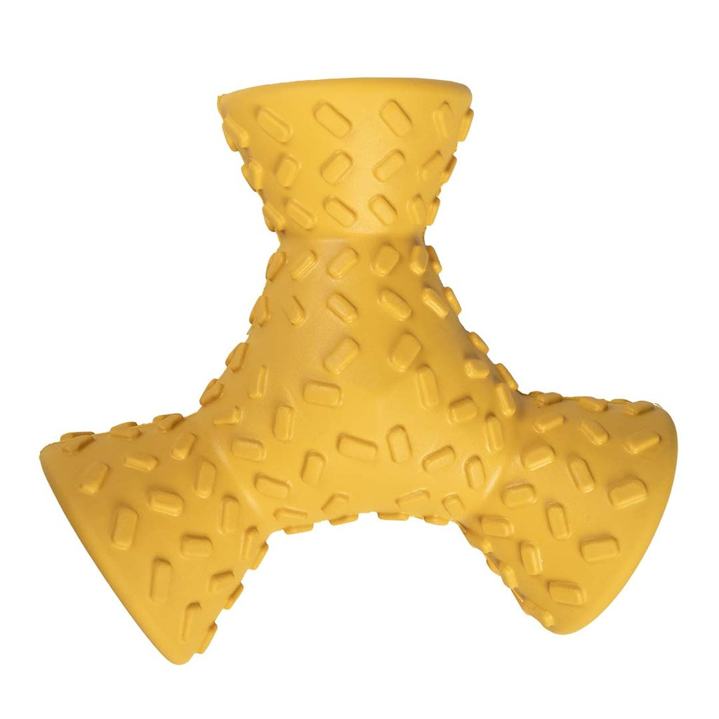 Duvo+ Feeding Griplay Tripod Yellow - Dog Toy 16x14x6.5cm