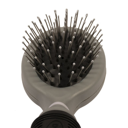 Duvo+ Metal Pin Brush Large Black/Grey