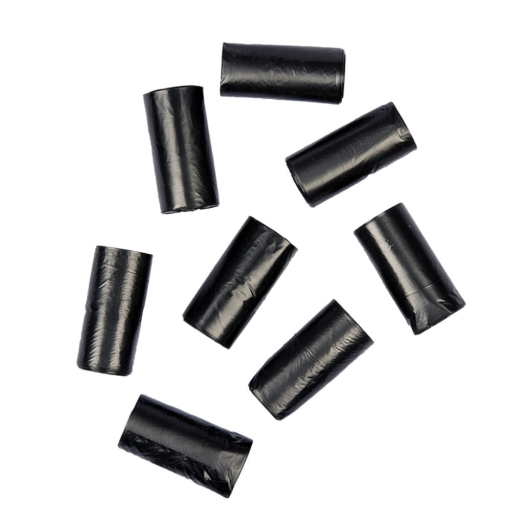 Duvo+ Classic Poo Bag Black 16 x 20pcs [Count - 16]