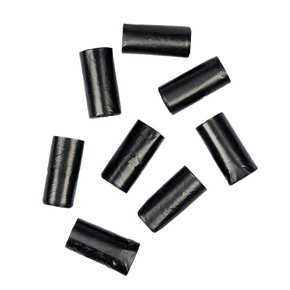 Duvo+ Classic Poo Bag Black 16 x 20pcs [Count - 16]