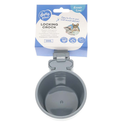 Duvo+ Locking Crock Food Bowl - 300ml - Grey