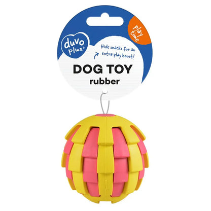 Duvo+ Rubber Pitahaya Ball Dispenser Dog Toy 6,5x6,5x6,5cm Multicolour