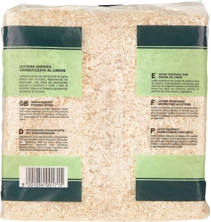 Padovan Wood Chips Lemon[Weight - 1kg, Size - 14L]