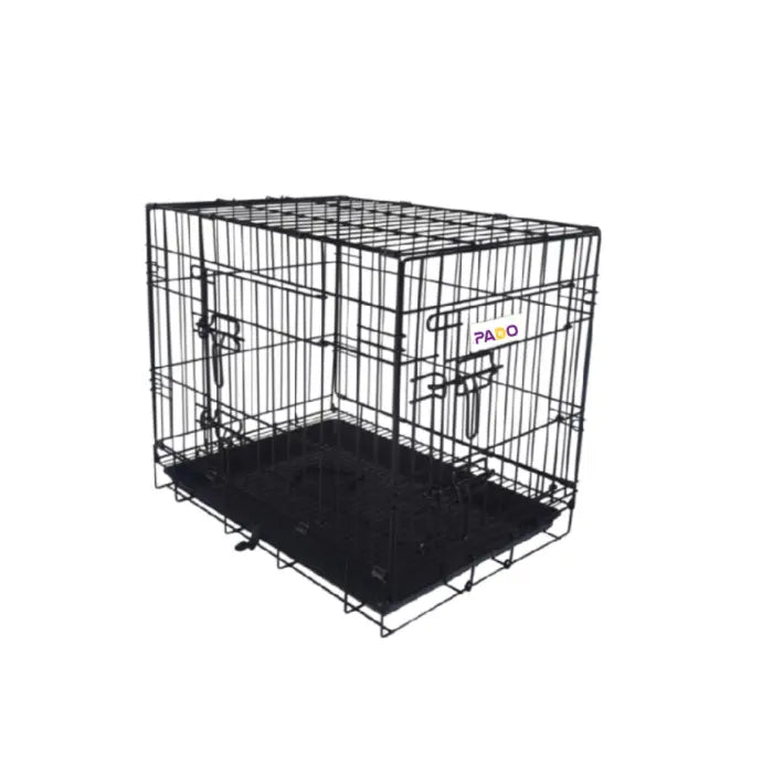 Pado Double Door Dog Crate with Mesh Floor, 123x76x83cm