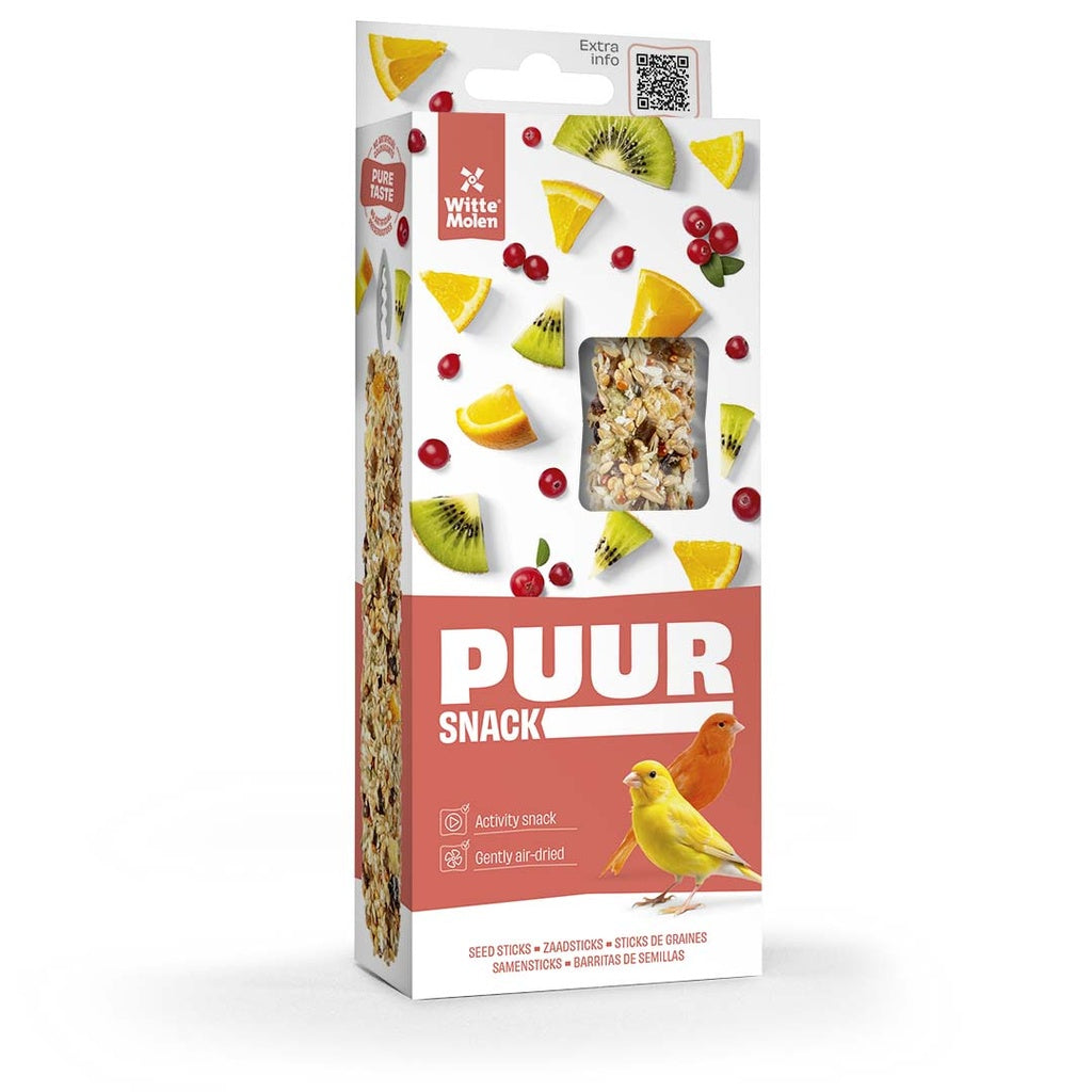 Witte Molen Puur Sticks With Cranberry & Kiwi For Canary - [Weight - 60g]